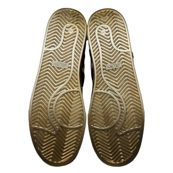 SOLD Moschino Genuine Calf Hair Detail Hi Top Basket Animal Print Sneakers - Picture 11 of 12